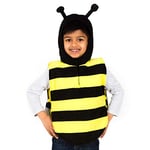 Pretend to Bee Déguisement Tabard Animal Abeille Enfant, 9025_(3/5)_(TR), Noir et Jaune, 3-5 Ans