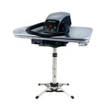 Steam Ironing Press Heavy Duty 91HD-Silver & Stand + FREE Iron/Filter/Cover/Foam
