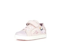 Geox Baby B Kilwi Girl Sneaker, Rose, 5 UK Child
