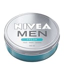 NIVEA MEN Fresh Gel, Refreshing All-Purpose Moisturising Cream, Ultralight