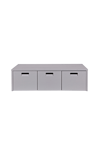 vtwonen - Oppbevaringsbenk/kjøkkenbenk Store, uten puter - Grå