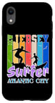 iPhone XR New Jersey Surfer Atlantic City NJ Surfing Beach Vacation Case