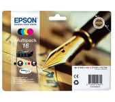 Original Epson 16, Multipack Ink Cartridges WF-2530WF WF-2540WF WF-2630WF, T1626