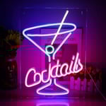 1 st LED Neonljus Cocktails Forma Neon Bokstäver Led Väggskylt