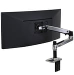 Ergotron ErgoXS LX monitorarm, skrivbordsfäste, aluminium