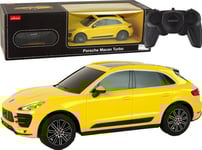Rastar Auto R/C Porsche Macan Turbo 1:24 Rastar Żółty