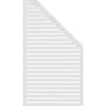 Jabo Horizont 4 Skärm 79x159 cm, höger, vit