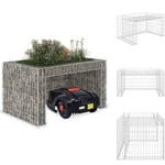Gräsklipparskydd - Living Garage för gräsklippare och blombädd 110x80x60 cm ståltråd
