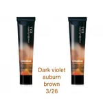 TIGI Hair Dye 3-26 3VR Dark Violet Auburn Brown Copyright Colour Permanent Cream