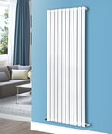 NRG 1800x680mm Vertical Flat Panel Designer Bathroom Tall Upright Central Heating Premium Radiator Gloss White Single Column