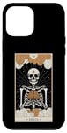 Coque pour iPhone 13 Pro Max Funny Please Use Your Brain Tarot Card Squelette