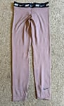 Bnwt Nike Sportswear Club High Rise Leggings, Grey-Pink, Medium