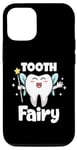 Coque pour iPhone 12/12 Pro Costume de fée des dents - Hygiéniste dentaire - Meilleur dentiste pédiatrique