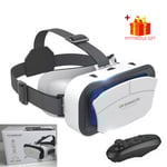 Shinecon 3D VR lunettes réalité virtuelle Viar lunettes casque appareils casque intelligent lentilles pour téléphone portable Smartphones mobiles visionneuse - Type D With Remote