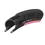 Continental Unisex TYC50177 Ultra Sport II Folding Tyre, Black / Pink, Size 700 x 25C