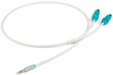 Chord C-Jack Minijack to RCA Interconnect - 100cm - 3.5mm to Stereo Plugs 1M