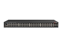 Ruckus ICX 7150-48P - Switch - L3 - Styrt - 48 x 10/100/1000 (PoE+) + 2 x 10/100/1000 (opplink) + 4 x Gigabit SFP - front og side til bakside - rackmonterbar - PoE+ (370 W)