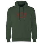 Transformers War For Cybertron Hoodie - Forest Green - L