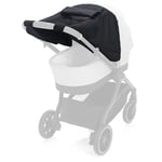 fillikid Solskydd Deluxe svart melange för barnvagn