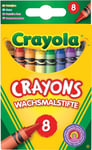 8 x Crayola Assorted Crayons Arts And Crafts School Home Stationery Fun UK
