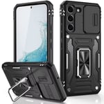 Samsung S21 - Skal CamShield / Kameraskydd Ringhållare Svart Black Svart