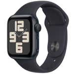 Apple Watch SE (2nd Gen) (GPS) 40mm - Midnight Aluminium Case with Midnight Sport Band - M/L (Fits 160mm - 210mm Wrists)