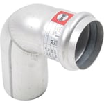 EuroPipe 40 x 87,5° böj rostfritt stål AISI 304 EN1.4301