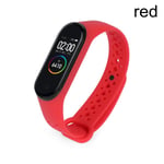 For Xiaomi Mi Band 4 3 Watch Silicone Red