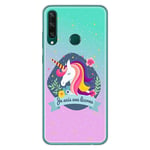 1001coques Silicone Case for Huawei Y6P – Je suis une Licorne