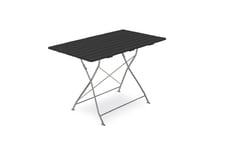 Hillerstorp Krögaren cafébord Förzinkat stål/svart 70 x 120 cm