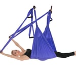Yoga Swing Trapeze- Anti Gravity Hammock Inversion For Aeri Navy Blue