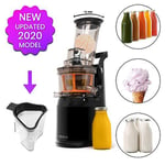 Powerful Masticating Juicer for Whole Fruits and Vegetables, Fresh Healthy