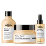 L'OREAL Kit Série Expert Absolut Repair Shampoo 300ml + Masque 250ml + Oil 90ml