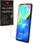 TECHGEAR GLASS Edition Compatible with Motorola Moto G8 Power, Tempered Glass Screen Protector Cover [2.5D Round Edge] [9H Hardness] [Crystal Clarity] [Scratch-Resistant] [No-Bubble]