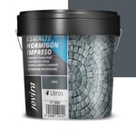 JOVIRA PINTURAS Peinture Sol en Béton Résine de rénovation pour sols en béton (4 Litres, Gris)