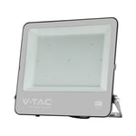 V-Tac 300W LED strålkastare, 135lm/W - Samsung LED-chip, arbetslampa, 1m kabel, utomhus - Dimbar : Inte dimbar, Färg på chassi : Svart, Kulör : Kall