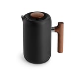 Fellow Clara French Press - Matte Black + Walnut