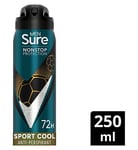 Sure Men Sport Cool Antiperspirant Deodorant Nonstop 250ml