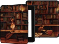 Pokrowiec Strado Etui graficzne Smart Case do Kindle 10 2019 (Library Girl)