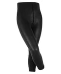 FALKE Unisex Kids Cotton Touch Leggings, Opaque, Black (Black 3000), 3-5.5 (1 Pair)