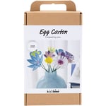 Creativ - DIY Kit Blommor av Äggkartong, pastellfärger, 1 förp. - ()