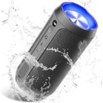 Bärbar Bluetooth-högtalare - Trådlös Bluetooth-högtalare - Extra bas - IPX67 vattentät - stereo batteritid - 20 timmar - 3600MAH