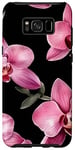 Coque pour Galaxy S8+ Orchidée rose élégante