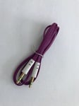 Cable jack violet 3.5 Universel Mobile/MP3 auxiliaire pour ARCHOS 50e Neon