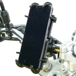 XL Quick Grip Motorbike Metal U Bolt Mount Kit for Samsung Galaxy S21 Ultra