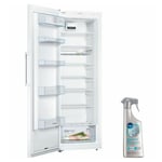 Bosch - Réfrigérateur Frigo simple porte blanc 324L Froid Brassé PowerVentilation Blanc