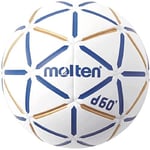 Molten S3200131 H2D4000-Bw Ballon de Basketball en Cuir synthétique Taille 2 Mixte, Blanc