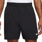 NIKE Men's Nikecourt Dri-fit Advantage Shorts, Black/White, M