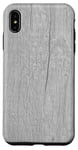 Coque pour iPhone XS Max Papier peint arbre rétro en couleur grise