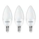 4W LED Candle Bulb E14, Warm White 3000K (pack of 3)